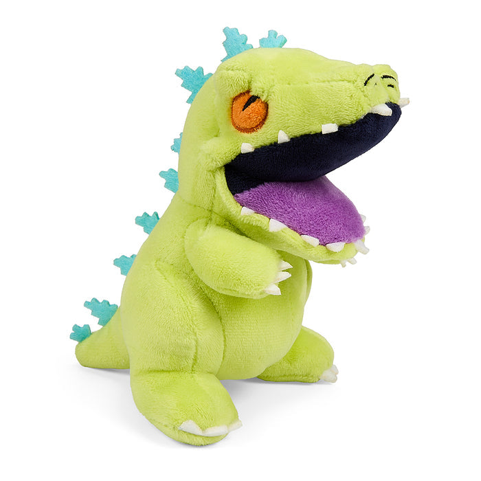 Rugrats 10-inch plush Reptar toy from the interactive cereal box, soft and detailed plush character from the Rugrats series.