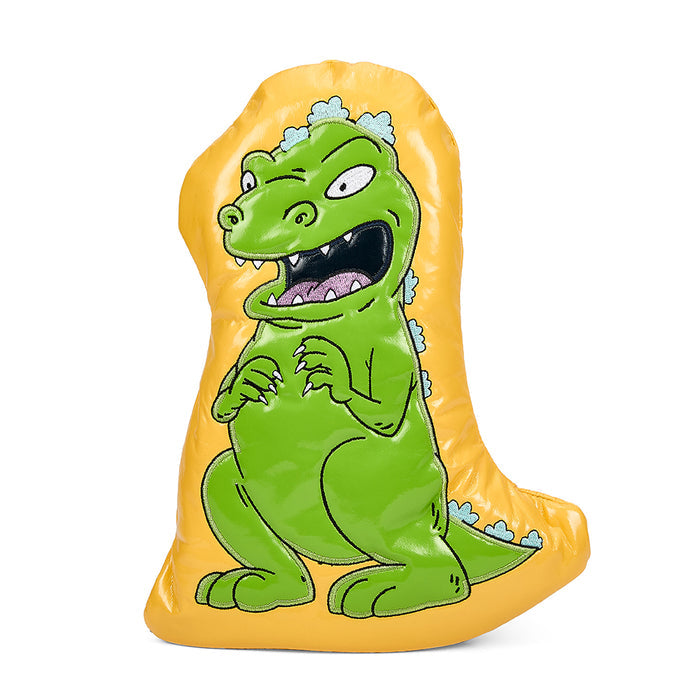 Rugrats Reptar 10-inch interactive plush toy with chocolate scent and beads, featuring Reptar character from Rugrats series.