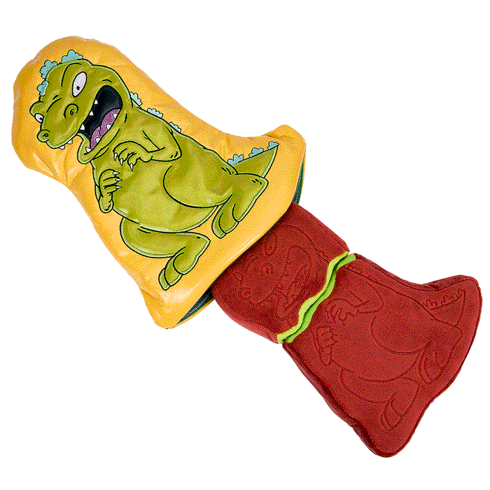 Rugrats Reptar 10-inch chocolate-scented plush toy, interactive plush with scented beads, soft and cuddly from Rugrats.