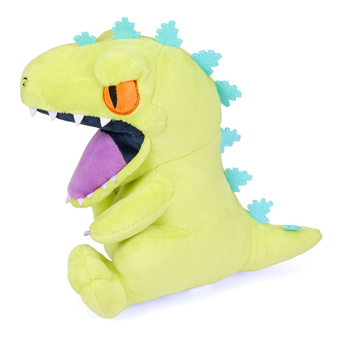 Rugrats Reptar Phunny plush toy, 7.5-inch soft stuffed figure from the Rugrats brand, featuring Reptar's green dinosaur design.