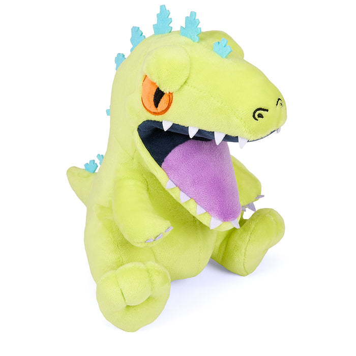 Rugrats Reptar 7.5-inch Phunny plush toy from Rugrats, soft and cuddly Reptar character plush for kids and collectors.