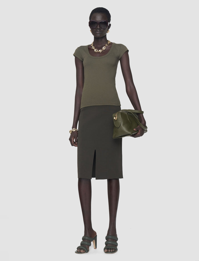 Saba Cotton Rib Top