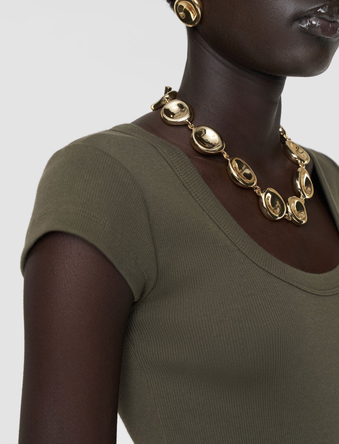 Saba Cotton Rib Top