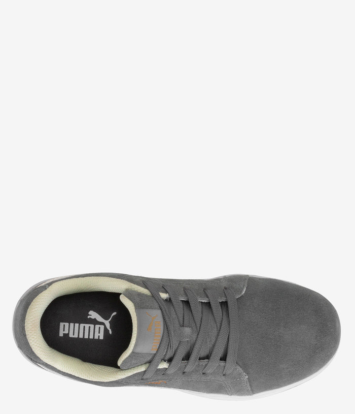 PUMA Safety Iconic Suede Low Composite Toe ESD Shoe - Grey Suede