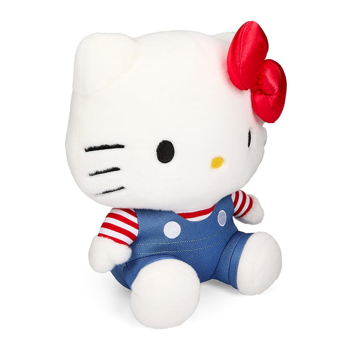 Sanrio Hello Kitty 13-inch plush toy, soft and cuddly premium plush with detailed features, perfect for collectors and fans.