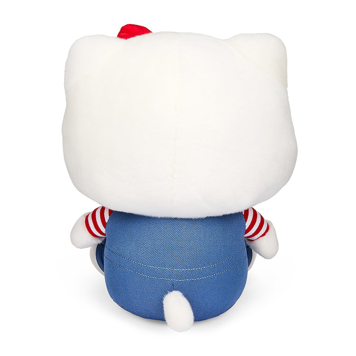 Sanrio Hello Kitty 13-inch plush toy featuring soft, cuddly fabric and classic Hello Kitty design for fans and collectors.