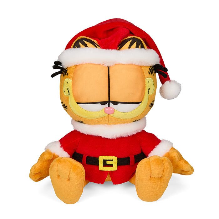 Santa Garfield Phunny Plush, 7.5-inch soft plush toy of Garfield dressed as Santa Claus, from the Garfield plush collection.