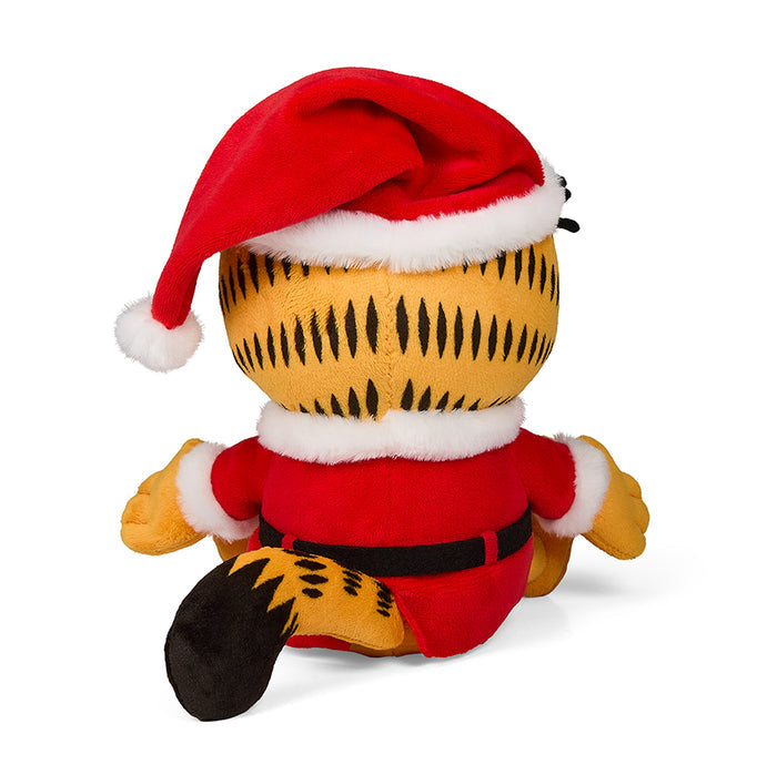 Garfield Santa Phunny plush toy featuring Santa hat and red outfit, 7.5-inch soft plush from Garfield brand.