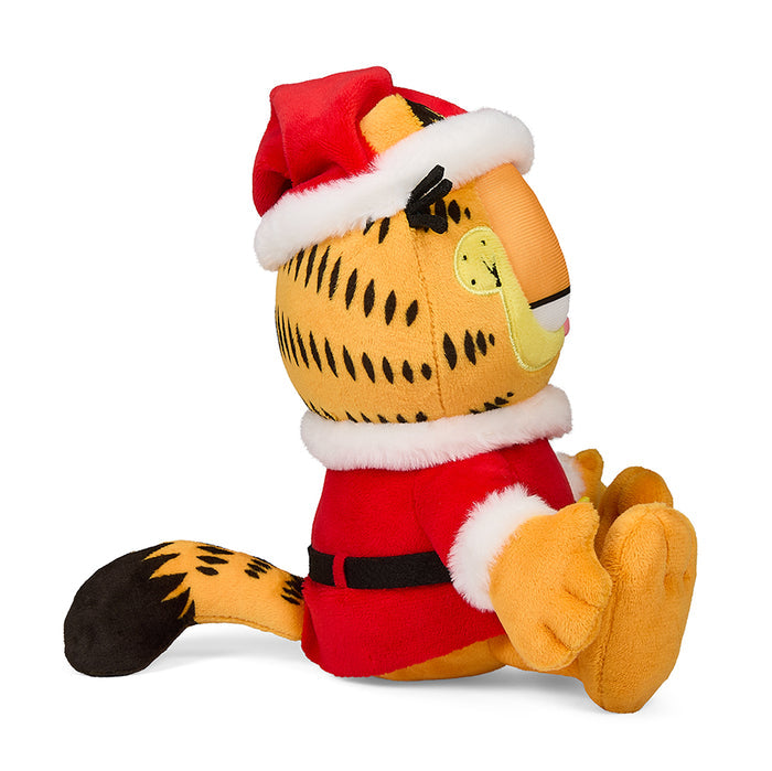 Santa Garfield Phunny Plush toy featuring Garfield dressed as Santa Claus, soft and cuddly with a festive holiday outfit.