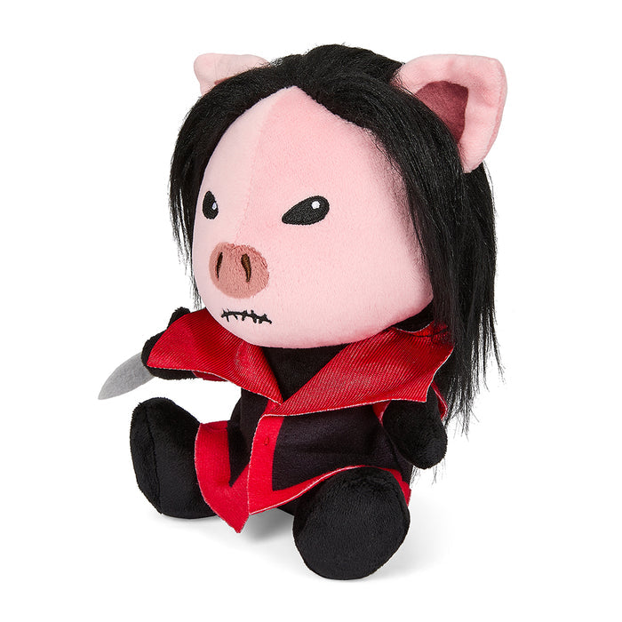 8-inch Saw Jigsaw Killer Phunny plush toy featuring a detailed, soft horror character with a pig design from the Saw brand.