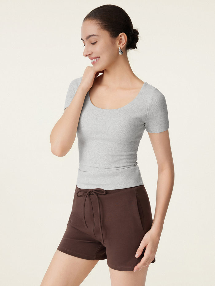OGLmove Scoop Neck Cotton New Airy Bra Top