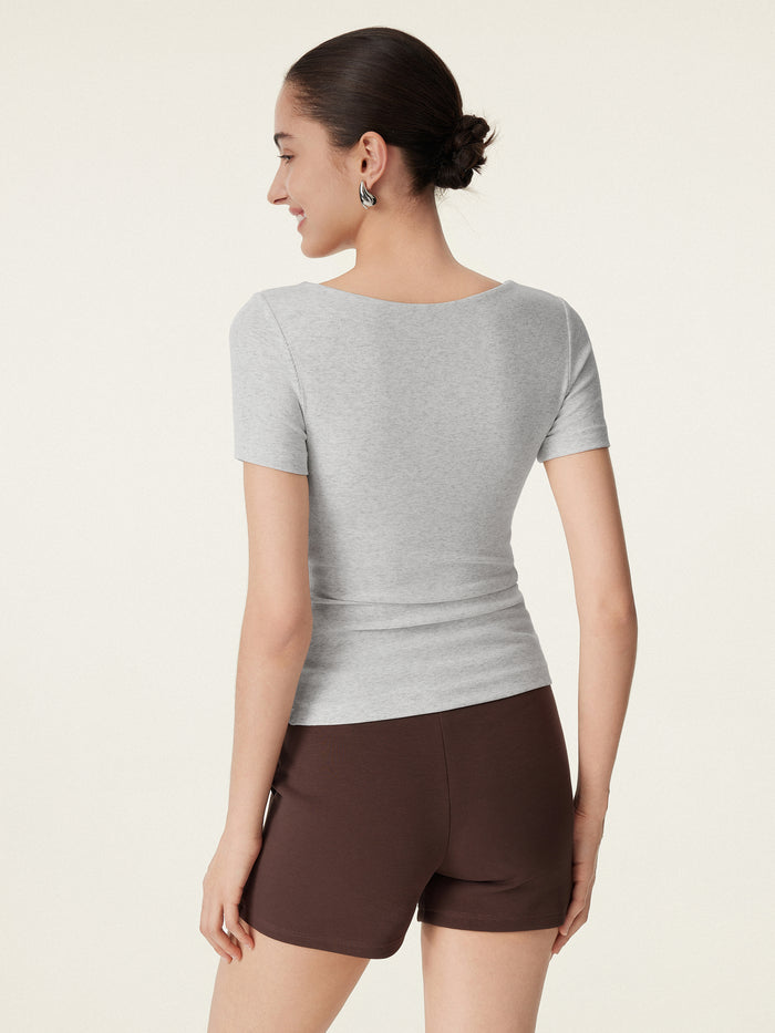 OGLmove Scoop Neck Cotton New Airy Bra Top