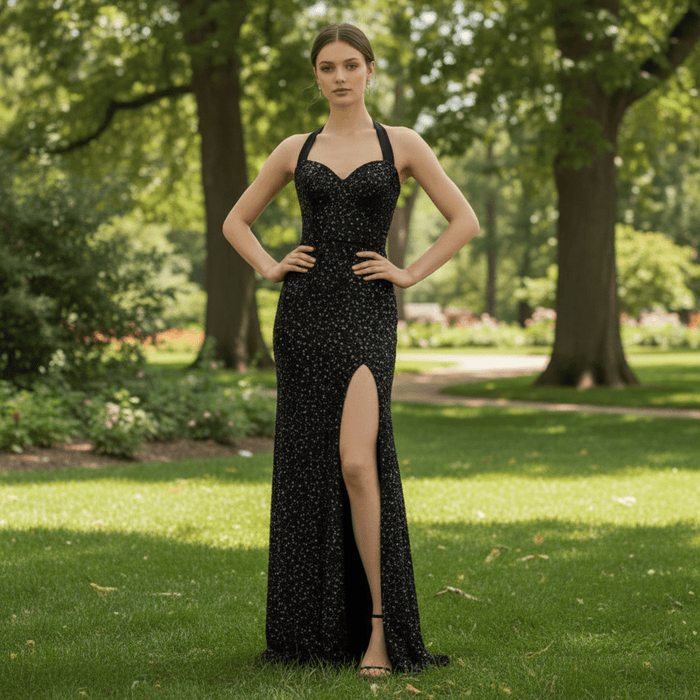 Sequin & Sparkling Dresses Formal Evening Gowns for Women - Rosymae