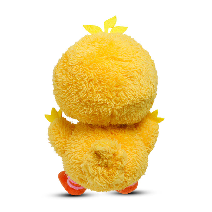 Sesame Street Big Bird Phunny plush toy featuring soft yellow fabric and detailed stitching, ideal for cuddling and display.