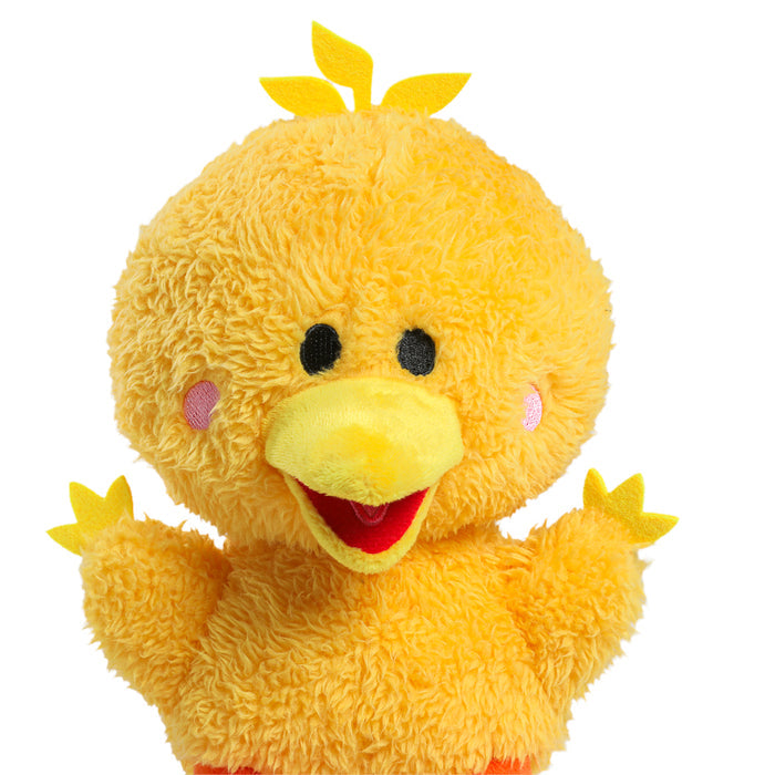 Sesame Street Big Bird Phunny plush toy with bright yellow feathers and soft fabric, perfect for children or collectors.