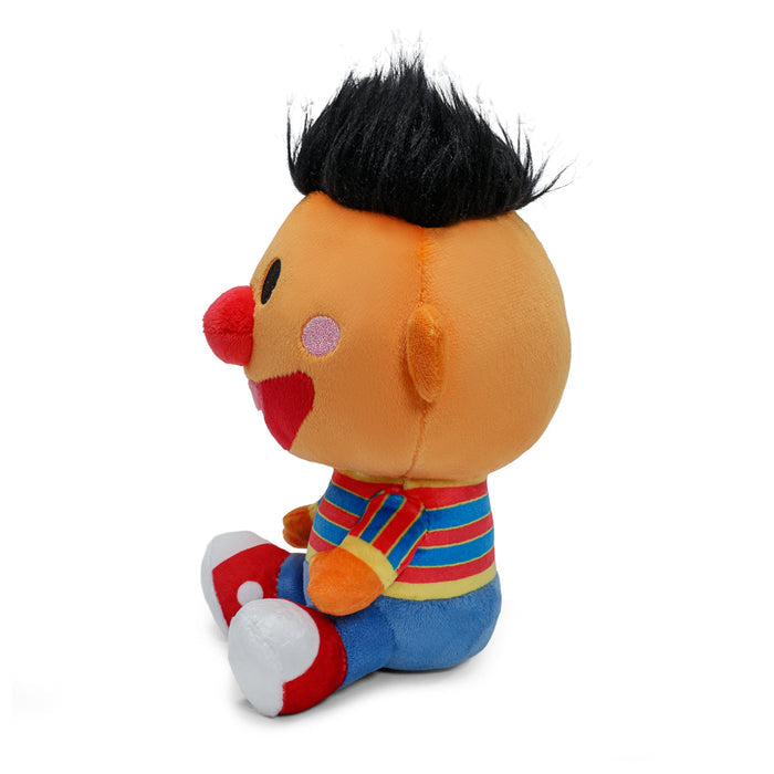 Sesame Street Ernie Phunny plush toy featuring soft fabric, bright colors, and Ernie's signature smile and striped sweater.