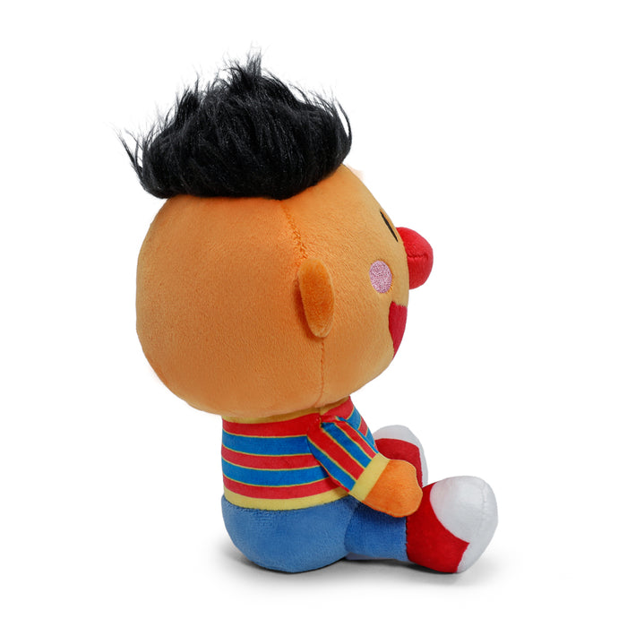 Sesame Street Ernie Phunny plush toy featuring Ernie's smiling face and soft, cuddly fabric, perfect for kids and collectors.
