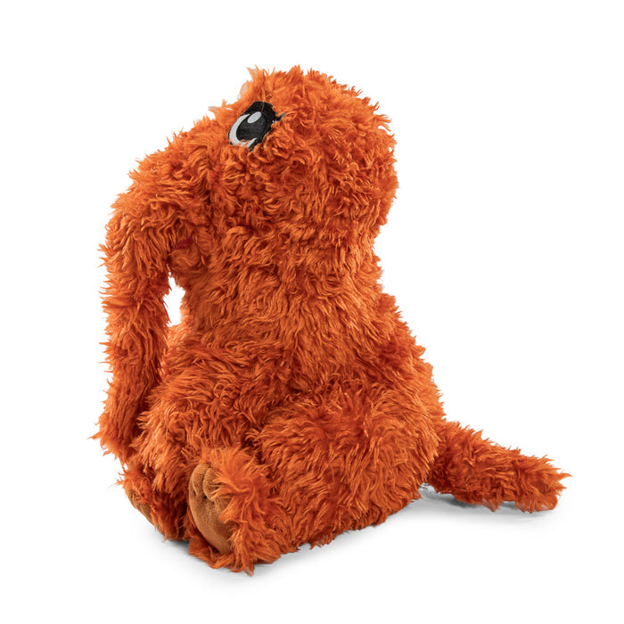 Sesame Street Mr. Snuffleupagus plush toy with soft brown fur and large trunk, designed for cuddling and play.