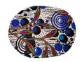 Set 6 Oval Placemats 4 Patchwork