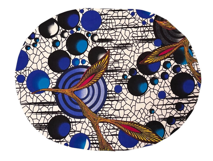 Set 6 Oval Placemats 4 Patchwork