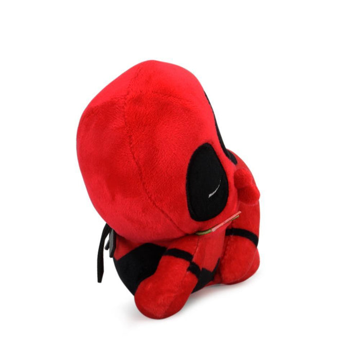 Marvel Deadpool Phunny Plush by Kidrobot, featuring a soft, detailed plush toy of the popular comic character Deadpool.