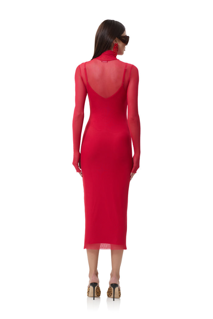 Shailene Dress - Kiss Red