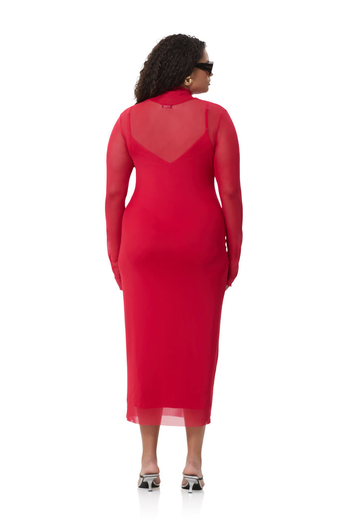Shailene Dress - Kiss Red