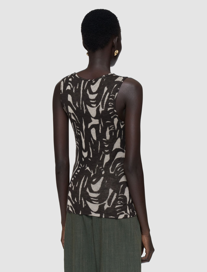 Multicolour Silla Cashair Jacquard Top - Joseph