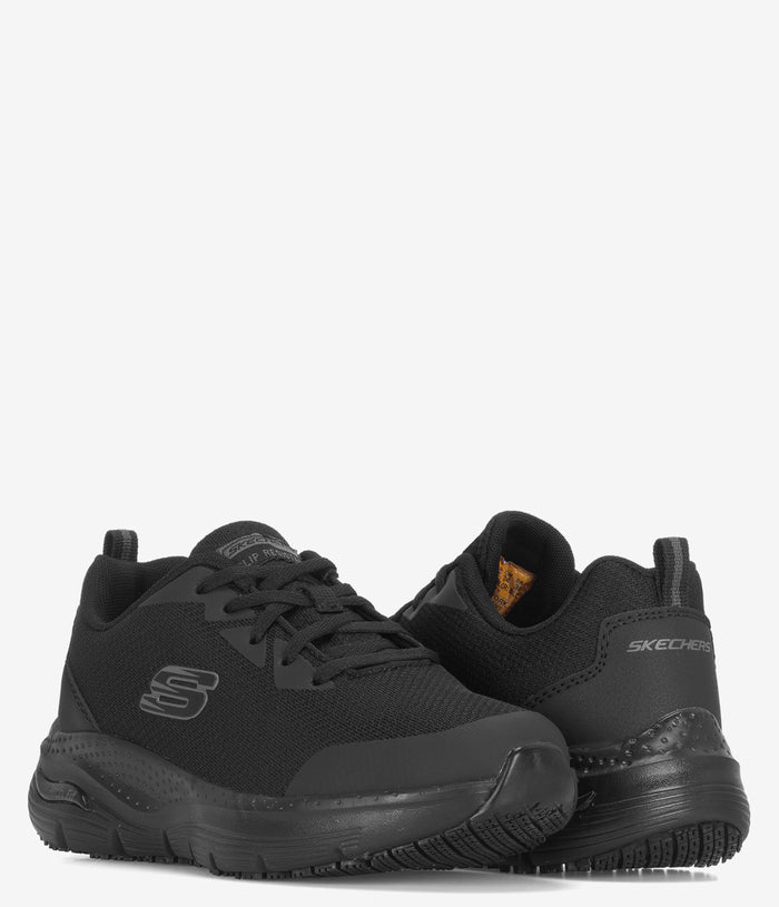 Skechers Work Arch Fit Slip Resistant Shoe - Black
