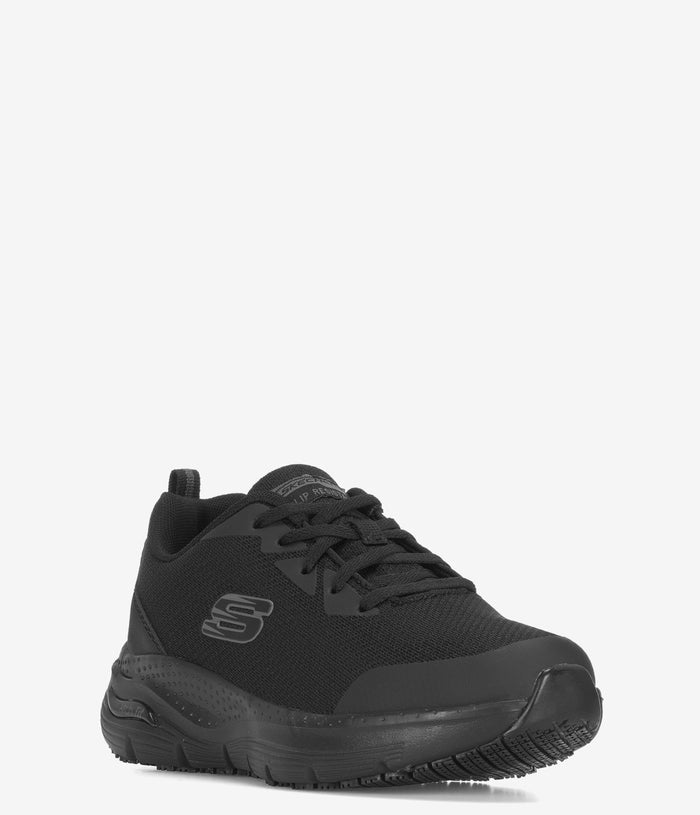 Skechers Work Arch Fit Slip Resistant Shoe - Black