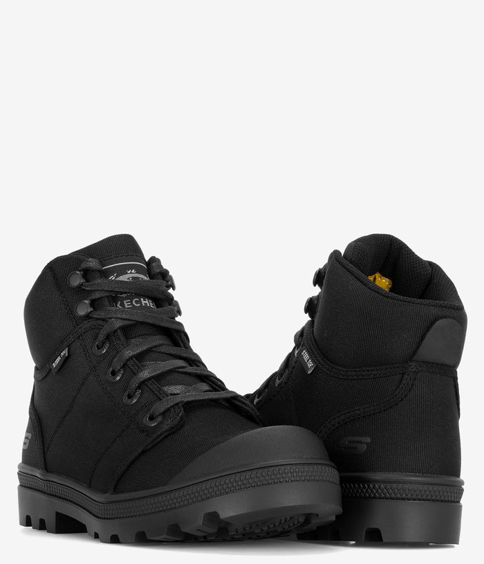 Skechers Work Rotund Darragh Steel Toe Boot - Black