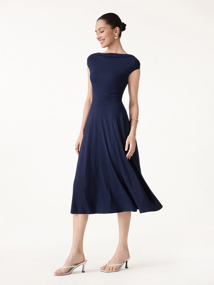 OGLmove SkinKiss Multi-Wear Midi Bra Dress with Pockets