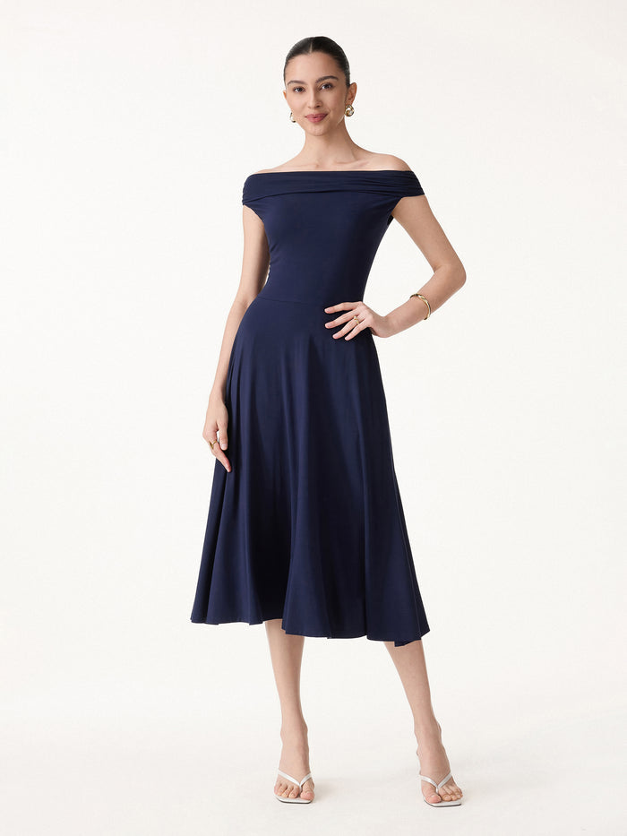 OGLmove SkinKiss Multi-Wear Midi Bra Dress with Pockets