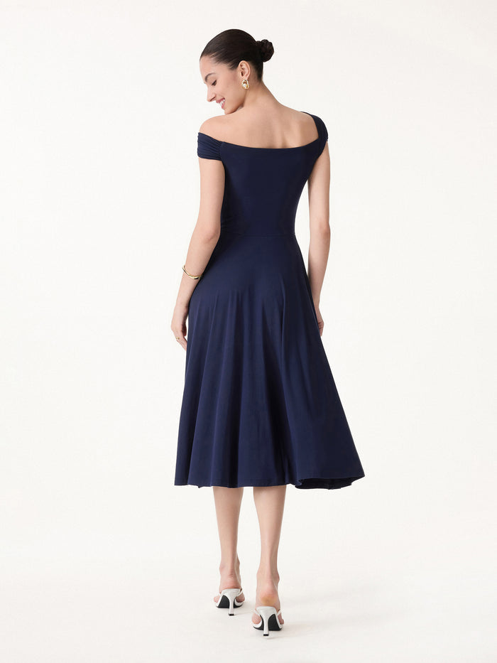 OGLmove SkinKiss Multi-Wear Midi Bra Dress with Pockets