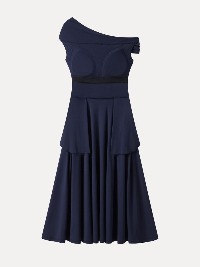 OGLmove SkinKiss Multi-Wear Midi Bra Dress with Pockets