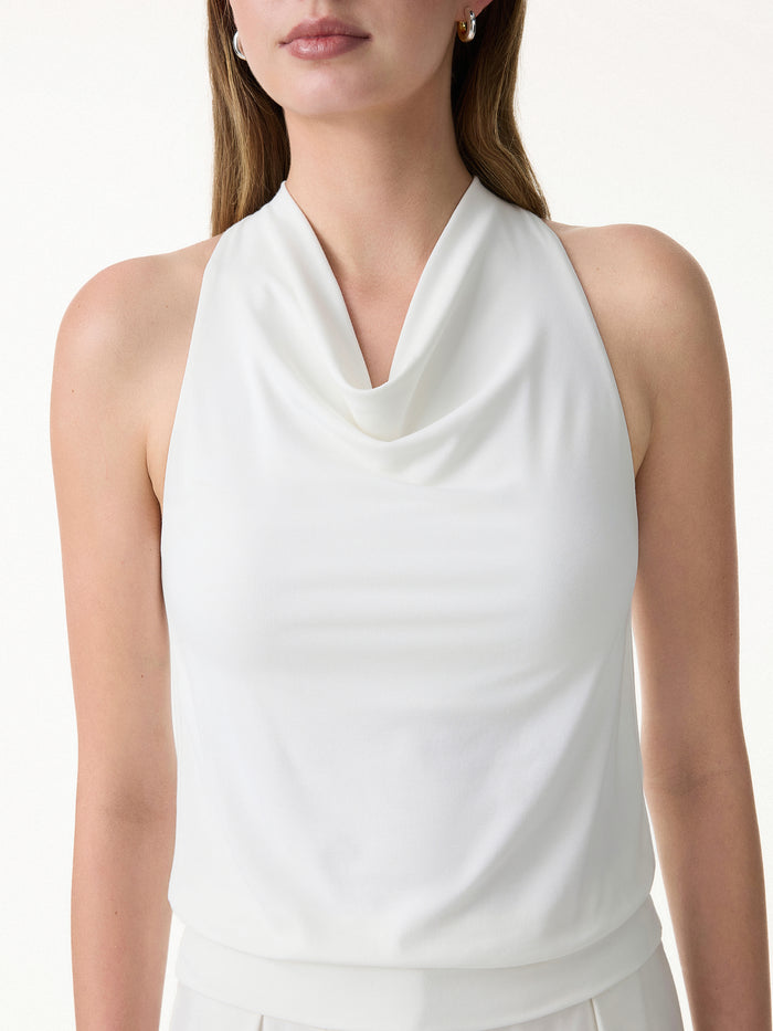 OGLmove SkinKiss Not-See-Thru Halter Cowl Neck Bra Top