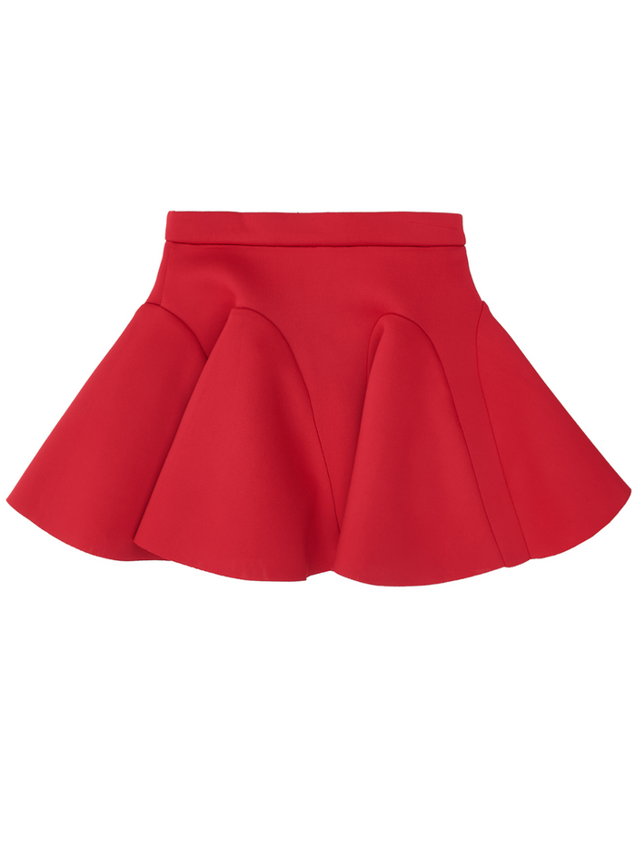 Sleek & Sassy Red Pleated Skirt by Kids Couture Mia Belle Girls
