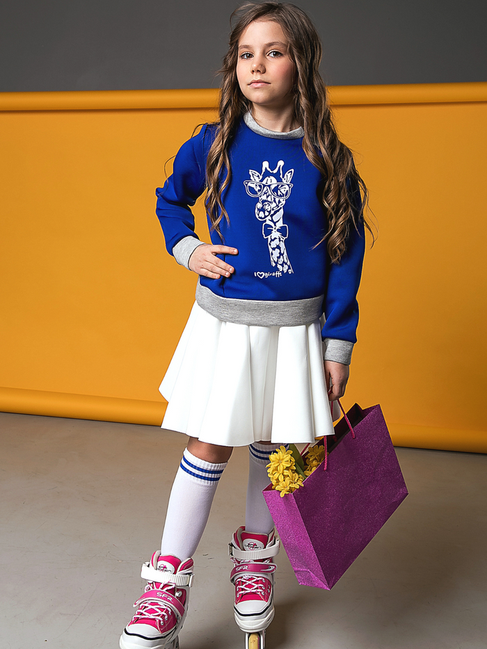 Sleek & Sassy White Tennis Skirt by Kids Couture Mia Belle Girls