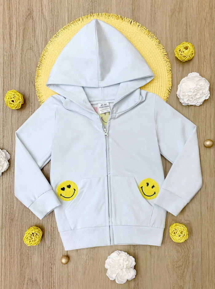 SmileyWorld Bright Bold Brave Hooded Jacket | Mia Belle Girls