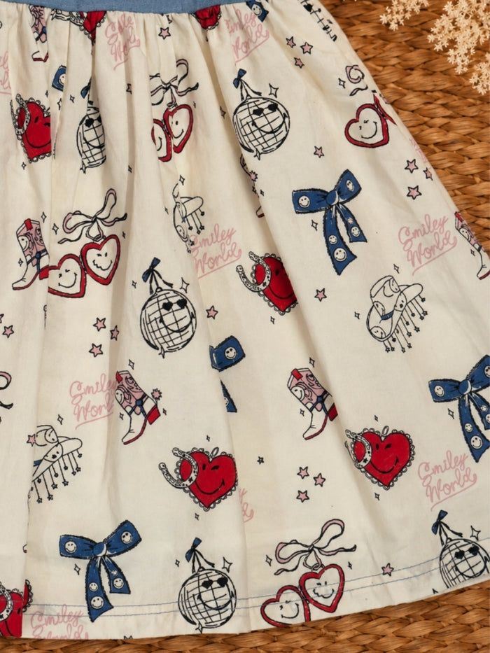 SmileyWorld Denim Dreams Twirl Dress