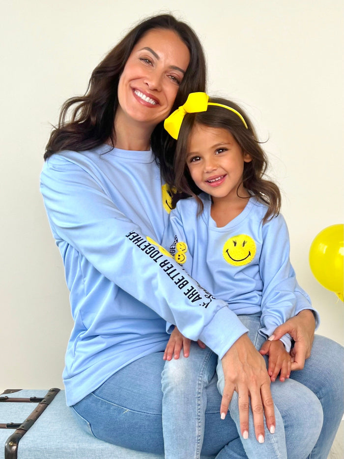 SmileyWorld Mommy & Me Better Together Sweatshirt | Mia Belle Girls