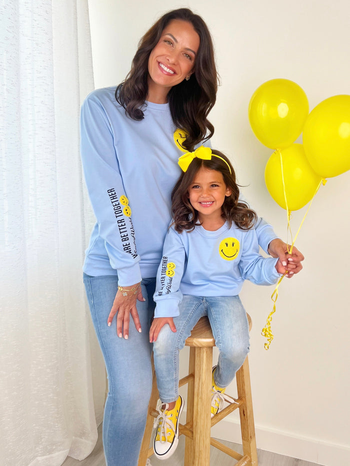 SmileyWorld Mommy & Me Better Together Sweatshirt | Mia Belle Girls