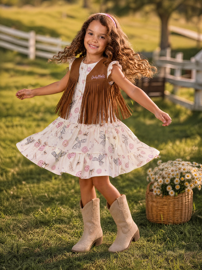 SmileyWorld Western Charm Twirl Dress Set