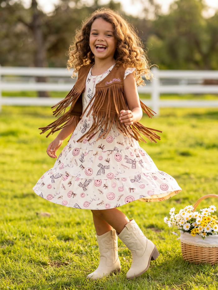 SmileyWorld Western Charm Twirl Dress Set