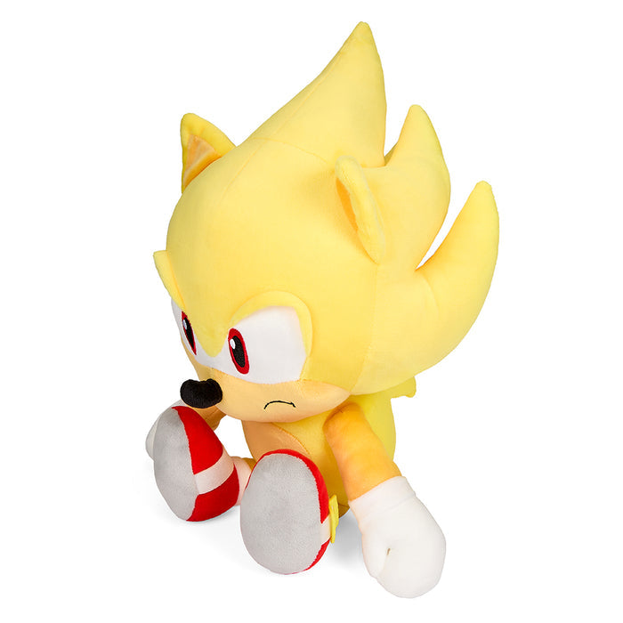 Sonic the Hedgehog 16-inch HugMe plush with shake action, featuring Super Sonic character from Sega video game series.