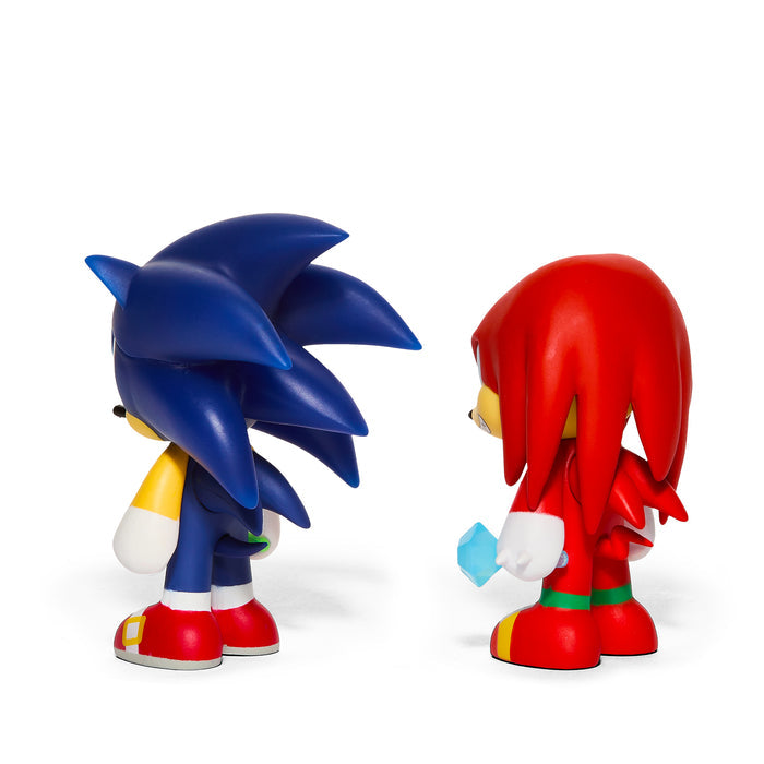 Sonic the Hedgehog 3" vinyl figure Sonic and Knuckles 2-pack featuring detailed mini figures from the Sonic the Hedgehog brand.
