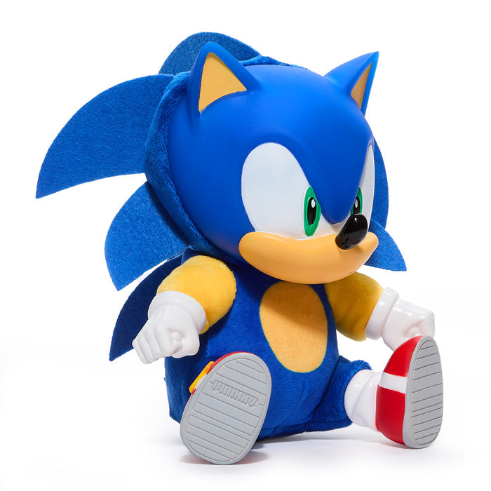 Sonic the Hedgehog 8-inch Roto Phunny plush toy by Kidrobot featuring a soft, cuddly Sonic character with bright blue fur.
