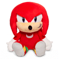 Sonic the Hedgehog Knuckles HugMe Shake Action 16-inch plush toy, soft and cuddly character from the Sonic the Hedgehog series.