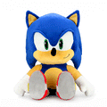 Sonic the Hedgehog HugMe Shake Action Plush, soft plush toy featuring Sonic in a cuddly pose with shake action details.