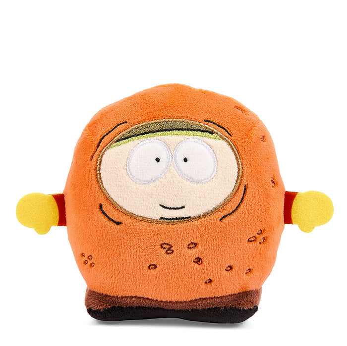 South Park 11-inch interactive Cheesy Poofs plush toy, soft fabric, detailed character design from the animated series.